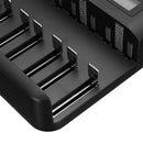 Smart Battery Charger 8 Slots LCD Display For AA/AAA/C/D Rechargeable Batteries - Tavice