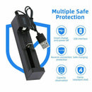 Smart USB 18650 Battery Charger 1 2 4 Slots for 3.7V Rechargeable Battery Charge - Tavice