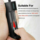 Smart USB 18650 Battery Charger 1 2 4 Slots for 3.7V Rechargeable Battery Charge - Tavice