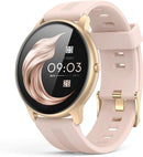 Smart Watch for Women, Smartwatch for Android and Ios Phones IP68 Waterproof - Pink - Tavice