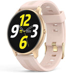 Smart Watch for Women, Smartwatch for Android and Ios Phones IP68 Waterproof - Pink - Tavice