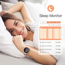 Smart Watch for Women, Smartwatch for Android and Ios Phones IP68 Waterproof - Pink - Tavice