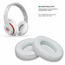 Soft Replacement Ear Pads for Beats by Dr. Dre Studio 2.0 3.0 Wired Wireless | White - Tavice