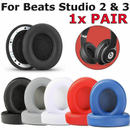 Soft Replacement Ear Pads for Beats by Dr. Dre Studio 2.0 3.0 Wired Wireless | White - Tavice