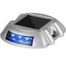 Solar Deck Lights Blue Color Waterproof 6 LED Driveway Safety Light for Pathway - Tavice