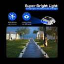 Solar Deck Lights Blue Color Waterproof Driveway Safety Light for Pathway with built in 6 LED - Tavice