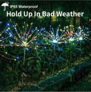 Solar Firework Light LED Garden Lights Pathway Backyard Decorative Lights 2 Modes - 120LED - Battery Mate