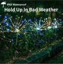Solar Firework Light LED Garden Lights Pathway Backyard Decorative Lights 2 Modes - 120LED - Tavice