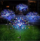 Solar Firework Light LED Garden Lights Pathway Backyard Decorative Lights 2 Modes - 120LED - Tavice
