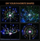 Solar Firework Light LED Garden Lights Pathway Backyard Decorative Lights 2 Modes - 120LED - Tavice