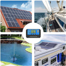 Solar Panel Charge Controller Regulator 12V/24V auto dual USB 20A Battery PWM - Tavice