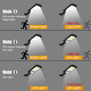 Solar Street LED Light Motion Sensor Remote Outdoor Garden Yard Flood Down Lamp - Battery Mate