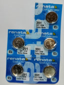 SR55 / SR1120S / 381 Renata Silver Oxide Battery – High - Performance Button Cell | 5 Pack - Tavice
