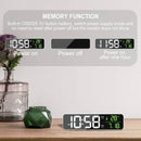Table Clock with Temperature & Alarm | Modern Home Decor - Tavice