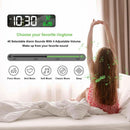 Table Clock with Temperature & Alarm | Modern Home Decor - Tavice