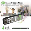 Table Clock with Temperature & Alarm | Modern Home Decor - Tavice