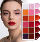TAVICE 12 - Color Long - Lasting 2 - in - 1 Lipstick & Blush Palette Lightweight, Hydrating Formula for Effortless Beauty - Battery Mate