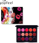 TAVICE 15 - Color Lip Gloss Palette Makeup Set with Lipstick and Vanity Case, Ideal for Professional and Personal Use - Battery Mate