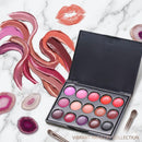 TAVICE 15 - Color Lip Gloss Palette Makeup Set with Lipstick and Vanity Case, Ideal for Professional and Personal Use - Battery Mate