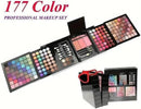 TAVICE 177 - Color Professional Makeup Kit Eyeshadow Palette with Blush, Lip Gloss, Concealer & Eyebrow Powder - Battery Mate