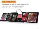 TAVICE 177 - Color Professional Makeup Kit Eyeshadow Palette with Blush, Lip Gloss, Concealer & Eyebrow Powder - Battery Mate