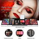 TAVICE 177 - Color Professional Makeup Kit Eyeshadow Palette with Blush, Lip Gloss, Concealer & Eyebrow Powder - Battery Mate
