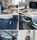 TAVICE 2 - Button Smart Key Fob MIT11R 433 MHz Replacement Remote Compatible with Mitsubishi Lancer / Outlander / ASX - Battery Mate