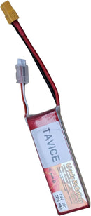 TAVICE 2 Pack 2S LiPo Battery 7.4V 2200mAh 30C Compatible with RC Cars, Trucks, Airplanes & Boats - Tavice