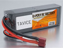 TAVICE 2 Pack 2S LiPo Battery 7.4V 6200mAh 50C Hard Case with T Connector Compatible with RC Cars, Trucks, 1/8 & 1/10 Buggy - Tavice