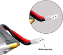 TAVICE 2 Pack 3.7V 800mAh LiPo Battery Pack Compatible with RC Airplanes & Drones (1/2/3 PCS Options) - Battery Mate