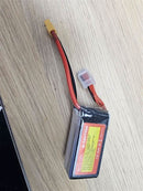 TAVICE 2 Pack 3S Shorty LiPo Battery 11.1V 2200mAh 50C with XT60 Connector Compatible with RC Car, Truck, Helicopter & Quadcopter - Tavice