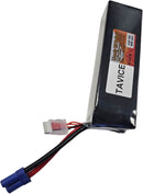 TAVICE 2 Pack 4S LiPo Battery 14.8V 9000mAh 130C with EC5 Connector Compatible with RC Car, Airplane, Jet & Helicopter - Tavice
