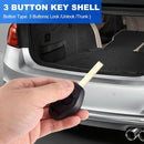 TAVICE 2 PACK BMW 3 Button Compatible Complete Remote Key For E31 E32 E34 E36 E38 E39 E46 Z3 - Battery Mate
