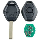 TAVICE 2 PACK BMW 3 Button Compatible Complete Remote Key For E31 E32 E34 E36 E38 E39 E46 Z3 - Tavice