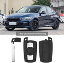 TAVICE 2 PACK BMW Compatible 3 Button Smart Remote Key FOB CASE 1 3 5 6 7 E90 E93 E92 M3 M5 X3 X5 - Battery Mate