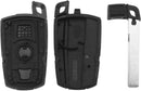 TAVICE 2 PACK BMW Compatible 3 Button Smart Remote Key FOB CASE 1 3 5 6 7 E90 E93 E92 M3 M5 X3 X5 - Battery Mate