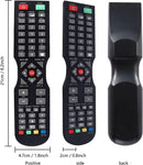 TAVICE 2 PACK Compatible Remote For SONIQ QT1E QT155 QT166 QT138 Remote TV E55V13A E55V14B - Battery Mate