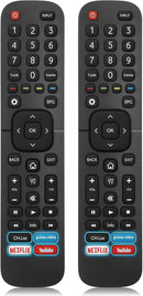 TAVICE 2 PACK EN2BS27H Replacement Remote Control – Compatible with Hisense TVs (Many 4K &amp; UHD Models) - Battery Mate