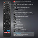 TAVICE 2 PACK EN2BS27H Replacement Remote Control – Compatible with Hisense TVs (Many 4K &amp; UHD Models) - Battery Mate