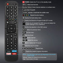 TAVICE 2 PACK EN2BS27H Replacement Remote Control – Compatible with Hisense TVs (Many 4K &amp; UHD Models) - Tavice