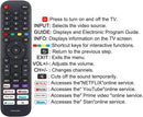 TAVICE 2 PACK EN2Q30H Remote control fit for HISENSE VIDAA TV 65Q7, 65SX, 70S5, 100L5F, 100S8 - Battery Mate