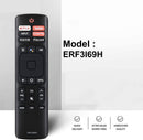 TAVICE 2 PACK ERF3I69H Remote Control for HISENSE TV 50RG 55RG 65RG RG SERIES ERF3169H - Tavice