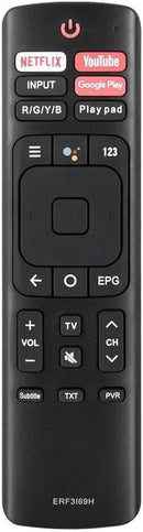 TAVICE 2 PACK ERF3I69H Remote Control for HISENSE TV 50RG 55RG 65RG RG SERIES ERF3169H - Tavice