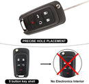 TAVICE 2 PACK For HOLDEN COMMODORE VF 5 Button Remote Flip Key Blank Shell/Case/Enclosure - Tavice