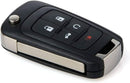 TAVICE 2 PACK For HOLDEN COMMODORE VF 5 Button Remote Flip Key Blank Shell/Case/Enclosure - Battery Mate