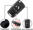 TAVICE 2 PACK For HOLDEN COMMODORE VF 5 Button Remote Flip Key Blank Shell/Case/Enclosure - Battery Mate