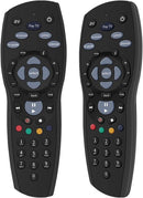 TAVICE 2 PACK Foxtel Remote Control Compatible Replacement Standard Q IQ2 IQ3 IQ4 HD - Battery Mate
