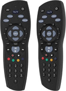TAVICE 2 PACK Foxtel Remote Control Compatible Replacement Standard Q IQ2 IQ3 IQ4 HD - Tavice