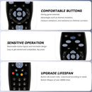 TAVICE 2 PACK Foxtel Remote Control Compatible Replacement Standard Q IQ2 IQ3 IQ4 HD - Battery Mate