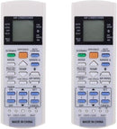 TAVICE 2 PACK Panasonic Replacement Air Conditioner Remote model ECONAVI Inverter NANOE - G - Battery Mate
